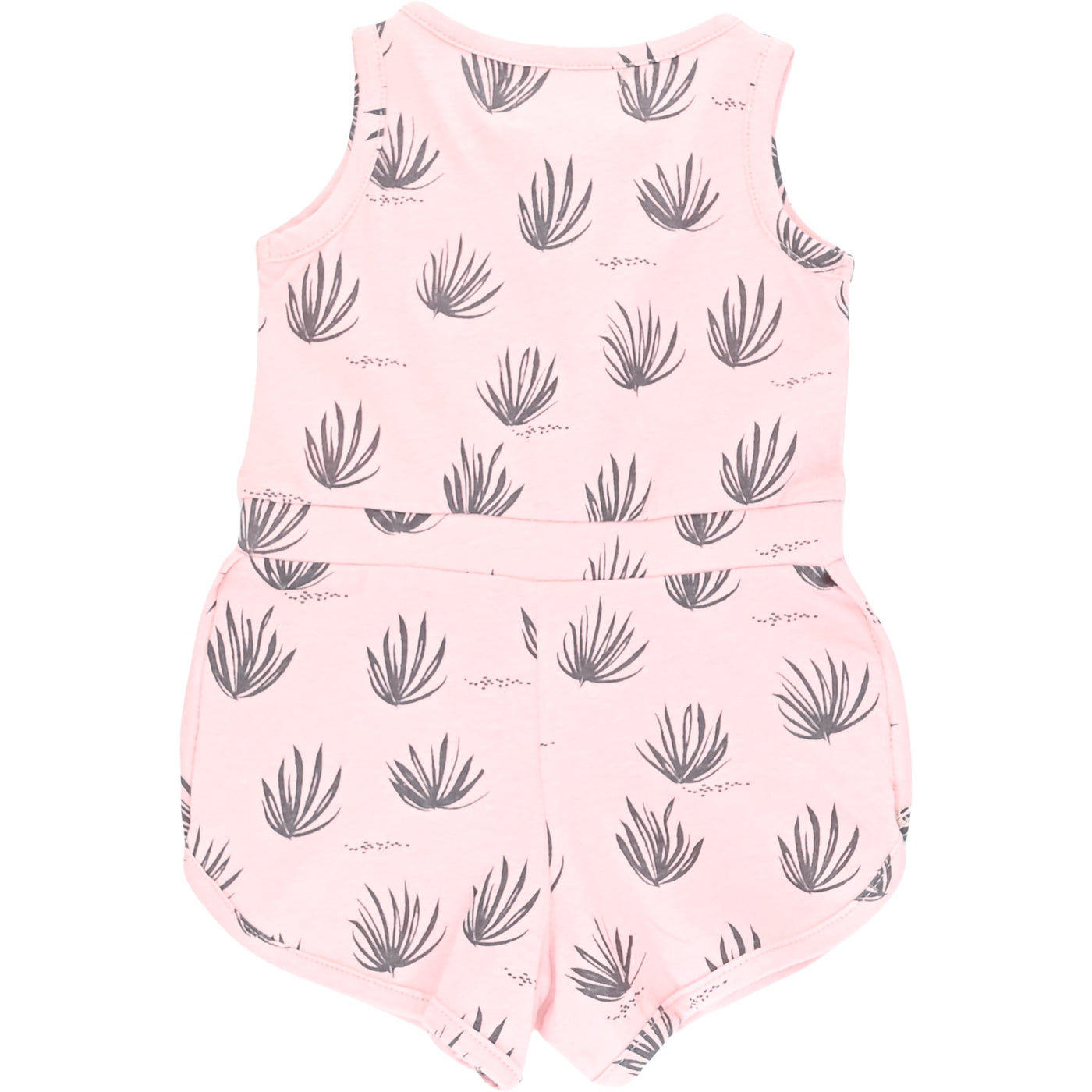 Combinaison courte de seconde main en coton bio pour bébé fille de 3 mois - photo verso
