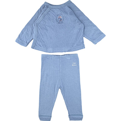 Ensemble t-shirt à manches longues + legging de seconde main en coton pour bébé de 6 mois - Vue 1