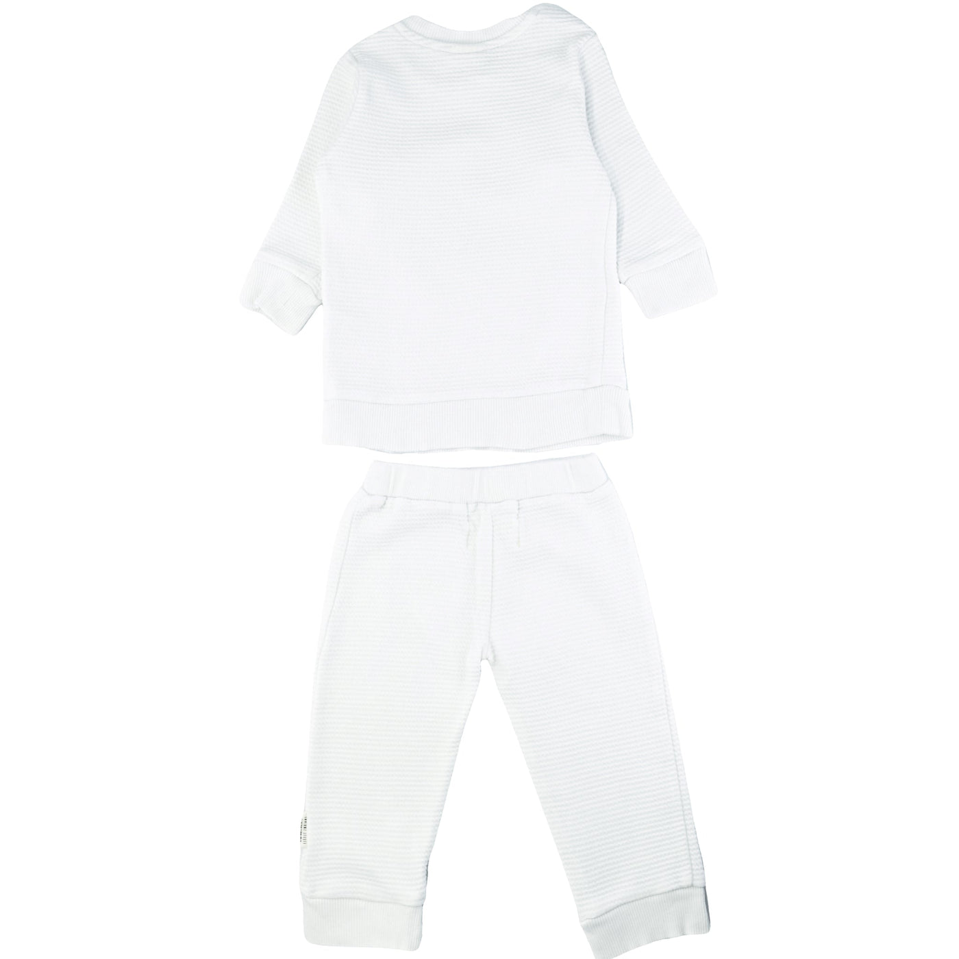 Ensemble t-shirt à manches longues + pantalon de seconde main en coton bio pour bébé de 9 mois - Vue 2
