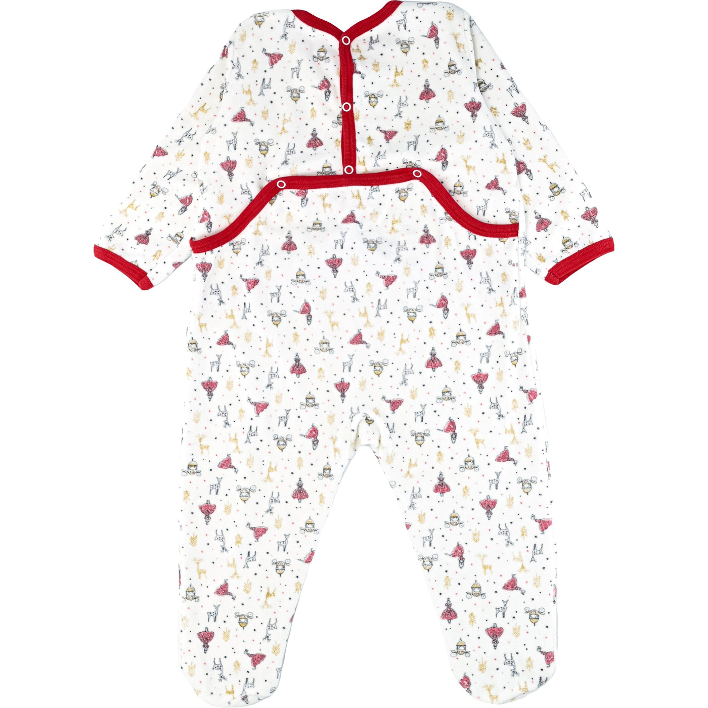 Pyjama de seconde main en velours pour bébé fille de 18 mois - Vue 2