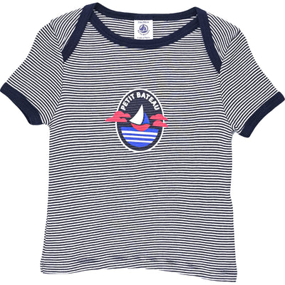 T-Shirt à manches courtes de seconde main en coton pour bébéde 24 mois - Vue 1
