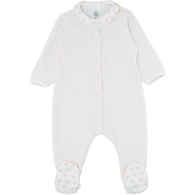 Pyjama de seconde main en coton bio pour bébé fille de 6 mois - photo recto