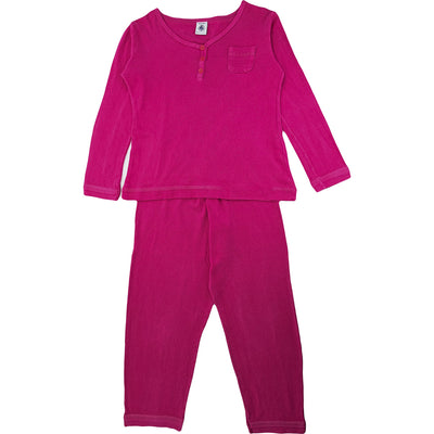 Pyjama de seconde main en coton pour enfant fille de 6 ans - photo recto