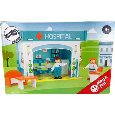 Set d'imitation "Hôpital et ses accessoires" de seconde main en bois pour enfant à partir de 3 ans - photo principale