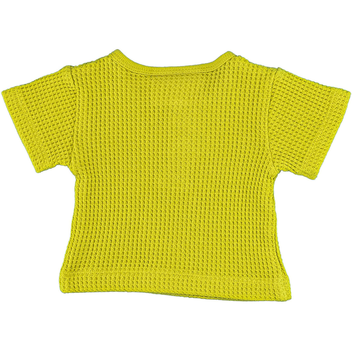 T-Shirt à manches courtes de seconde main en nid d’abeille de coton pour bébéde 3 mois - photo verso