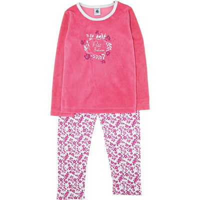 Pyjama de seconde main en coton pour enfant fille de 5 ans - photo recto