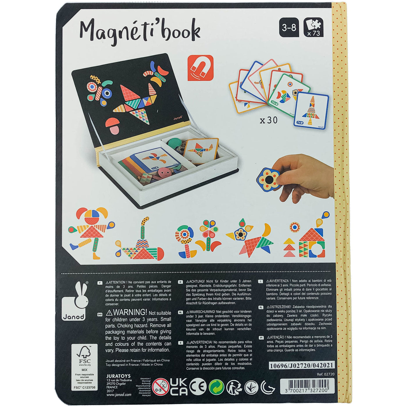 Ardoise et formes magnétiques "Magnéti'book Moduloform" de seconde main pour enfant à partir de 3 ans - photo alternative_2