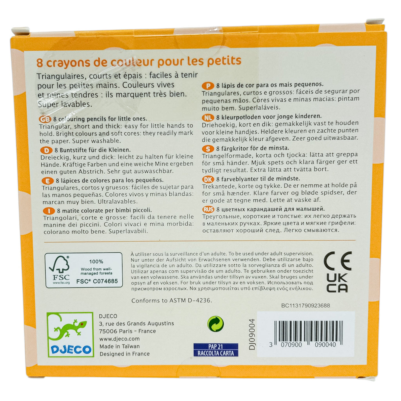 Jeu "8 crayons de couleur" de seconde main pour enfant à partir de 18 mois - Vue 2