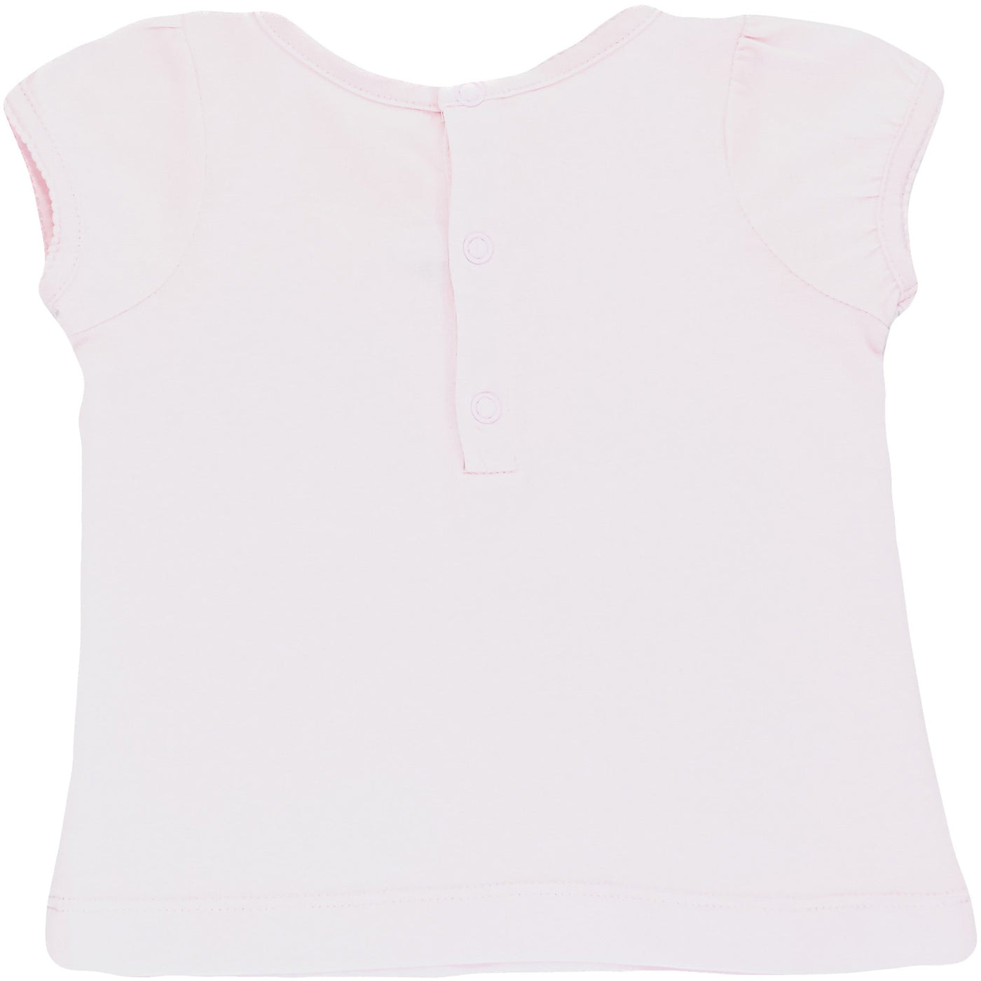 T-Shirt à manches courtes de seconde main en coton pour bébé fille de 6 mois - photo verso