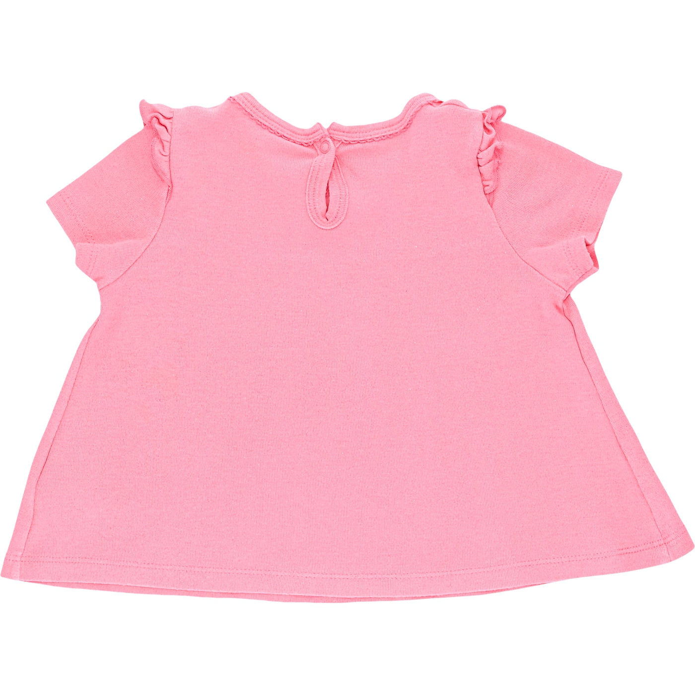 T-Shirt à manches courtes de seconde main en coton pour bébé fille de 18 mois - photo verso