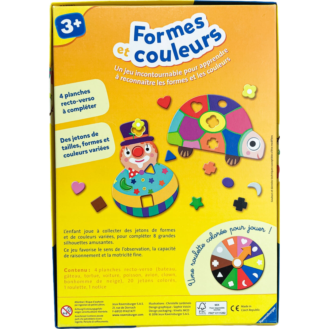 Jeu éducatif "Formes et couleurs" de seconde main pour enfant à partir de 3 ans - photo secondaire