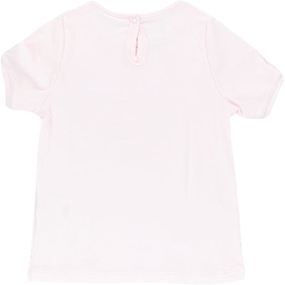 T-Shirt à manches courtes de seconde main en coton pour enfant fille de 3 ans - photo verso