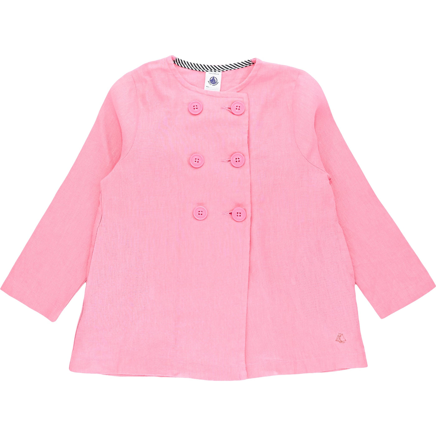 Veste de seconde main en lin pour enfant fille de 4 ans - photo recto