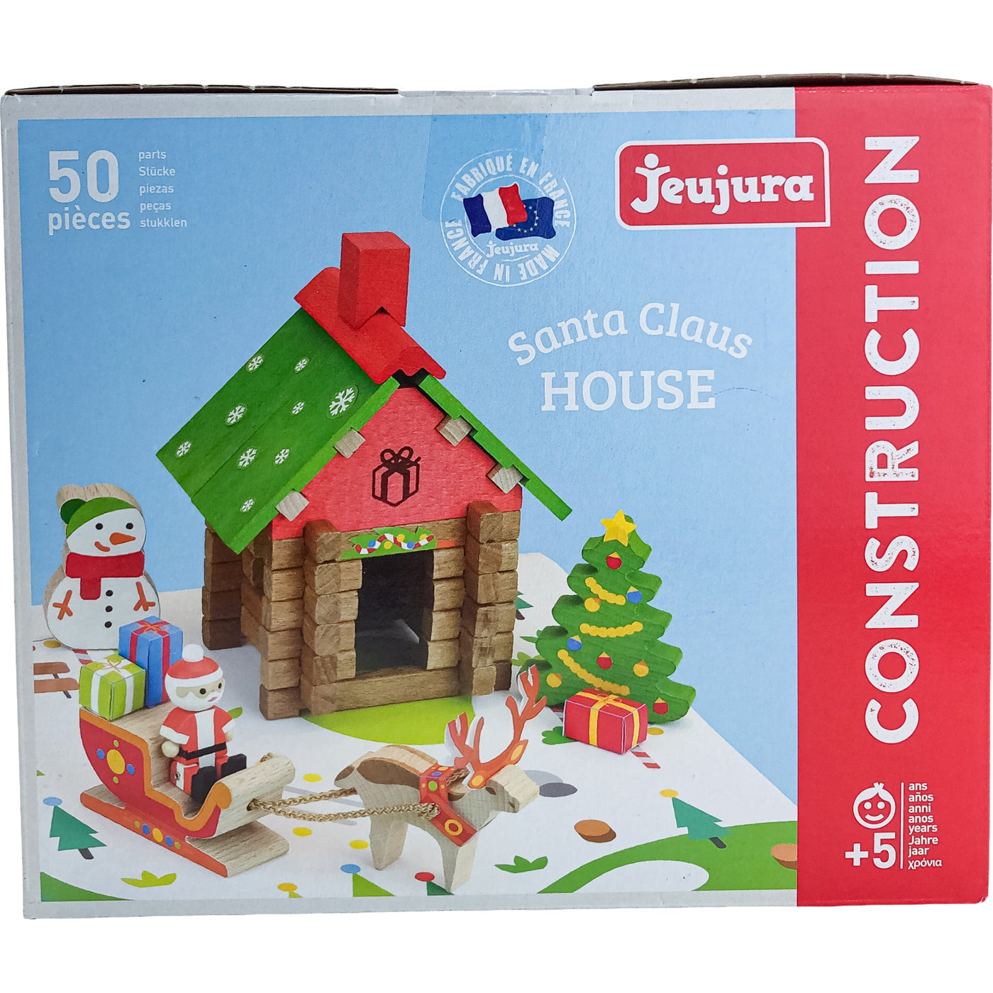 Planchettes de construction "Maison du Père Noël (50 pièces)" de seconde main en bois pour enfant à partir de 5 ans - photo secondaire