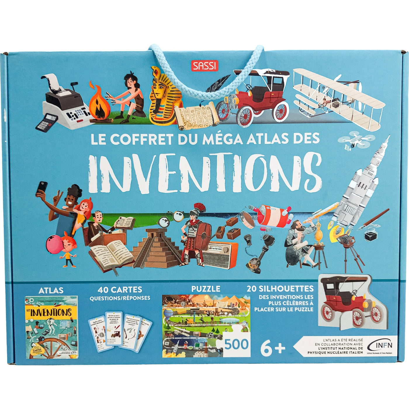 Jeu éducatif "Le coffret du méga atlas des inventions" de seconde main pour enfant à partir de 6 ans - photo principale