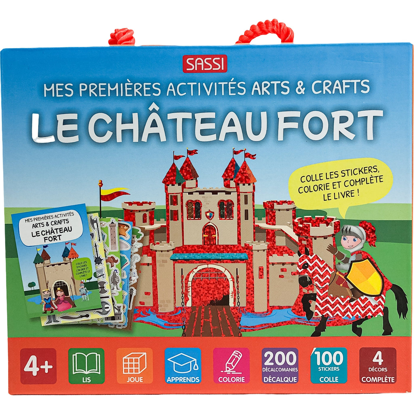Jeu éducatif "Mes premières activités arts et crafts - Château fort" de seconde main pour enfant à partir de 4 ans - photo principale