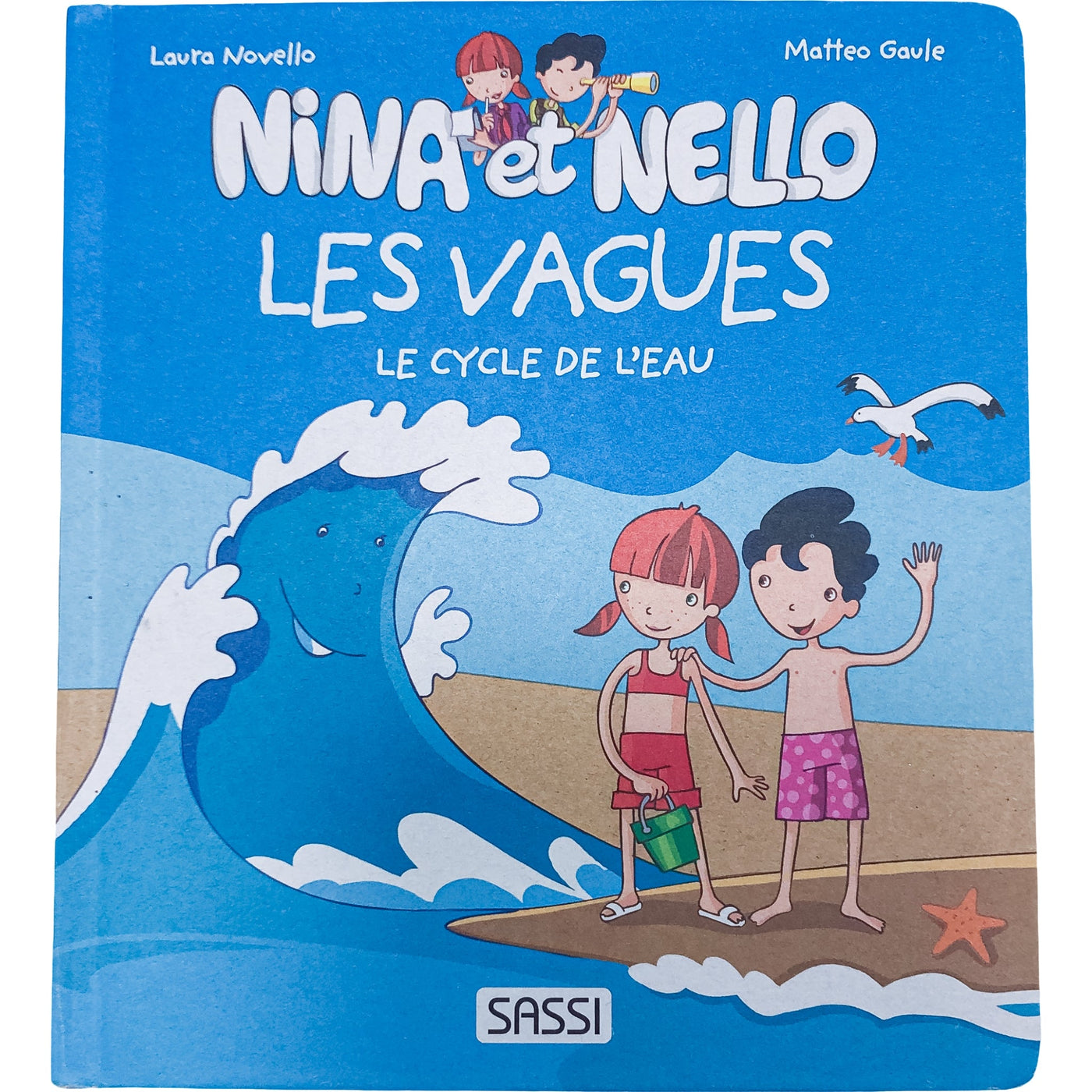 Livre documentaire "Nina et Nello - Les vagues - Le cycle de l'eau " de seconde main pour enfant à partir de 3 ans - photo principale