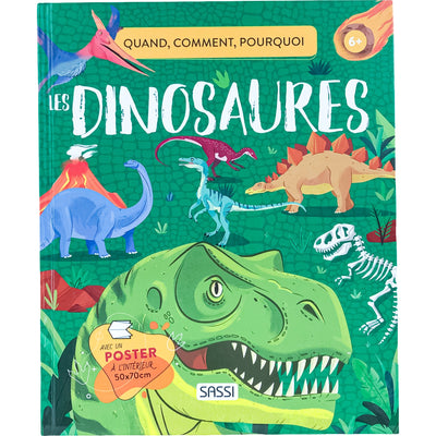 Livre documentaire "Livre Quand, Comment, Pourquoi - Les Dinosaures" de seconde main pour enfant à partir de 6 ans - photo principale