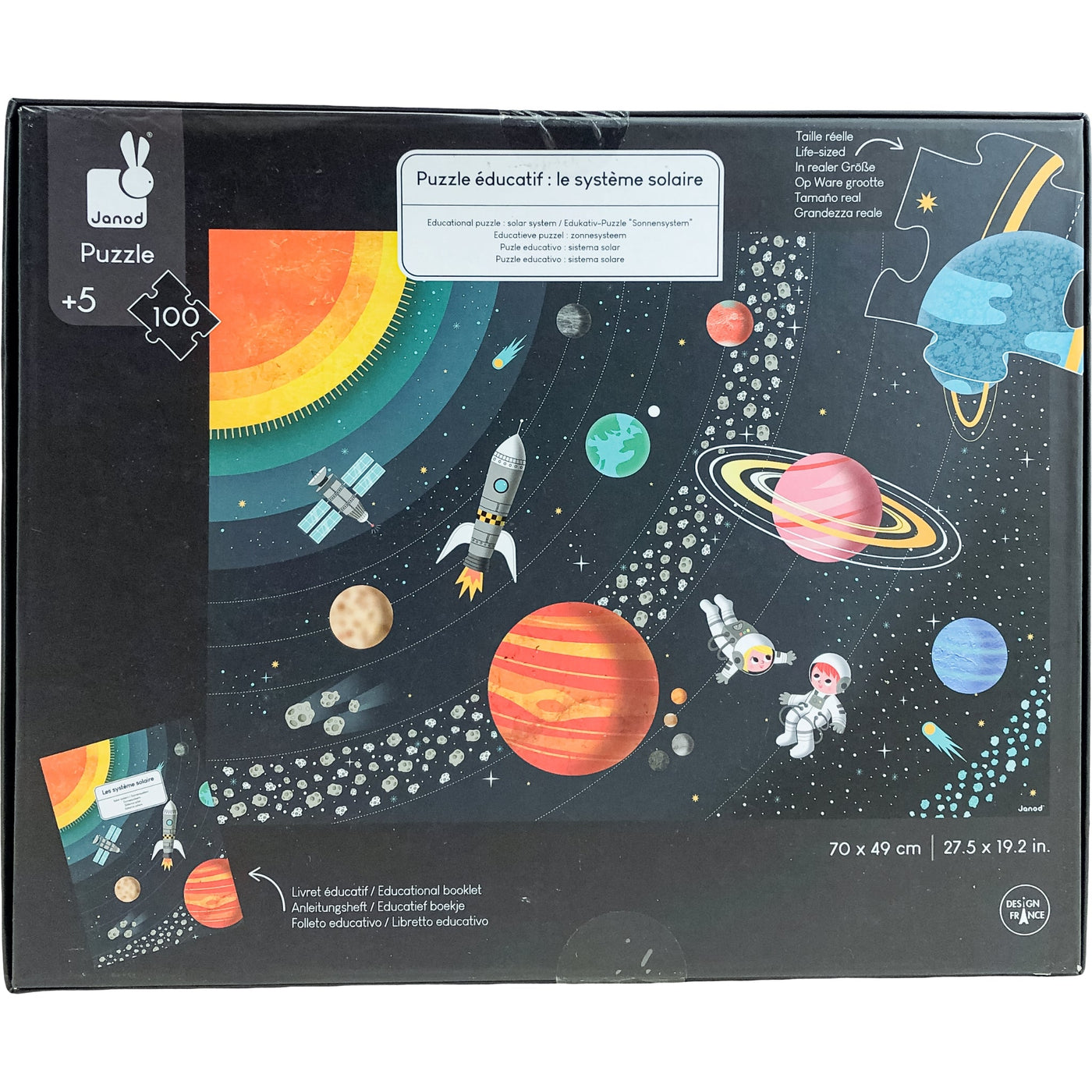 Puzzle "Puzzle éducatif Système Solaire 100 pièces" de seconde main pour enfant à partir de 5 ans - photo secondaire