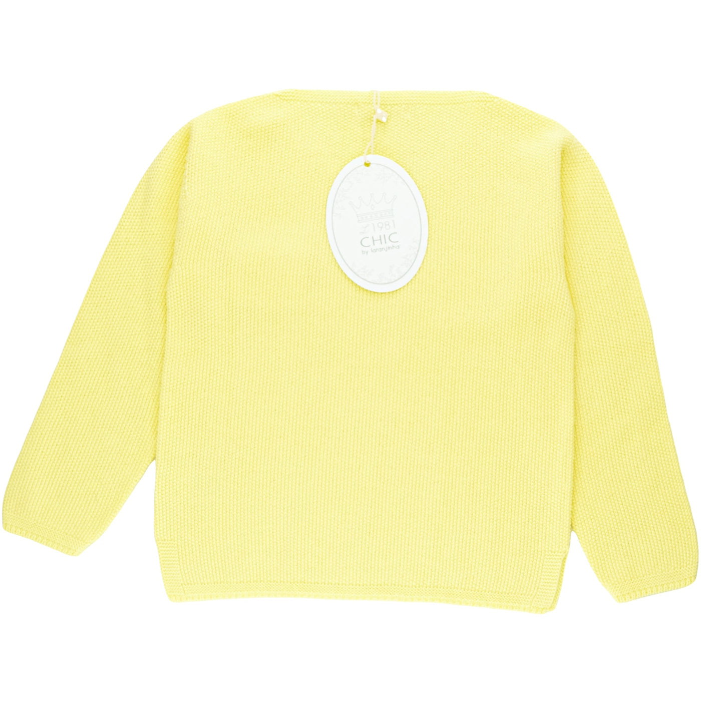 Pull de seconde main en coton pour enfant fille de 3 ans - photo verso