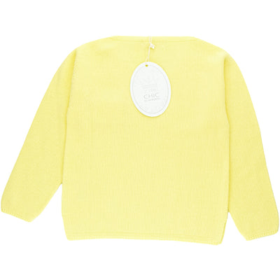 Pull de seconde main en coton pour enfant fille de 3 ans - photo verso