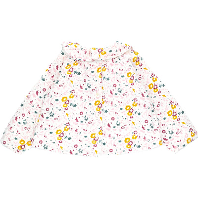 Blouse à manches longues de seconde main en coton bio pour bébé fille de 18 mois - photo verso