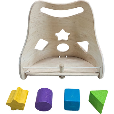 Boîte à formes géométriques "Trieur de formes Hibou" de seconde main en bois pour enfant à partir de 3 ans - photo secondaire