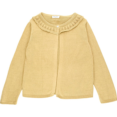 Cardigan de seconde main en coton pour enfant fille de 5 ans - photo recto