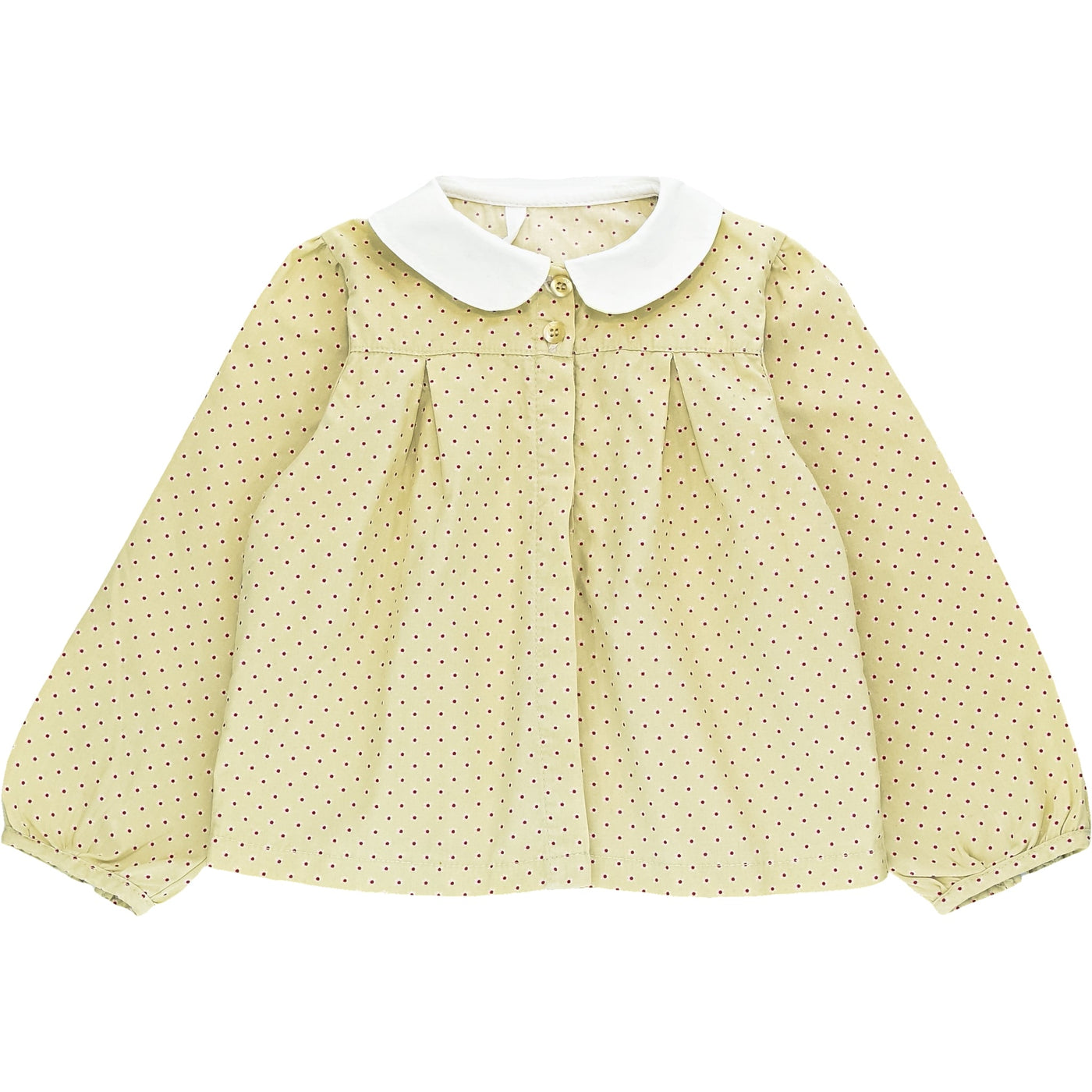 Blouse à manches longues de seconde main en coton pour bébé fille de 24 mois - photo principale