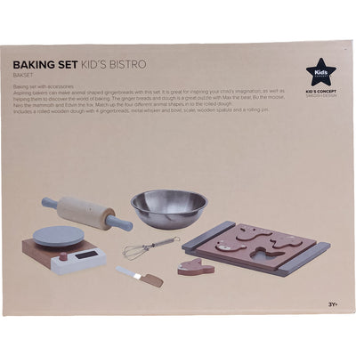 Set d'ustensiles de cuisine "Set de pâtisserie" de seconde main en bois et métal pour enfant à partir de 3 ans - photo principale