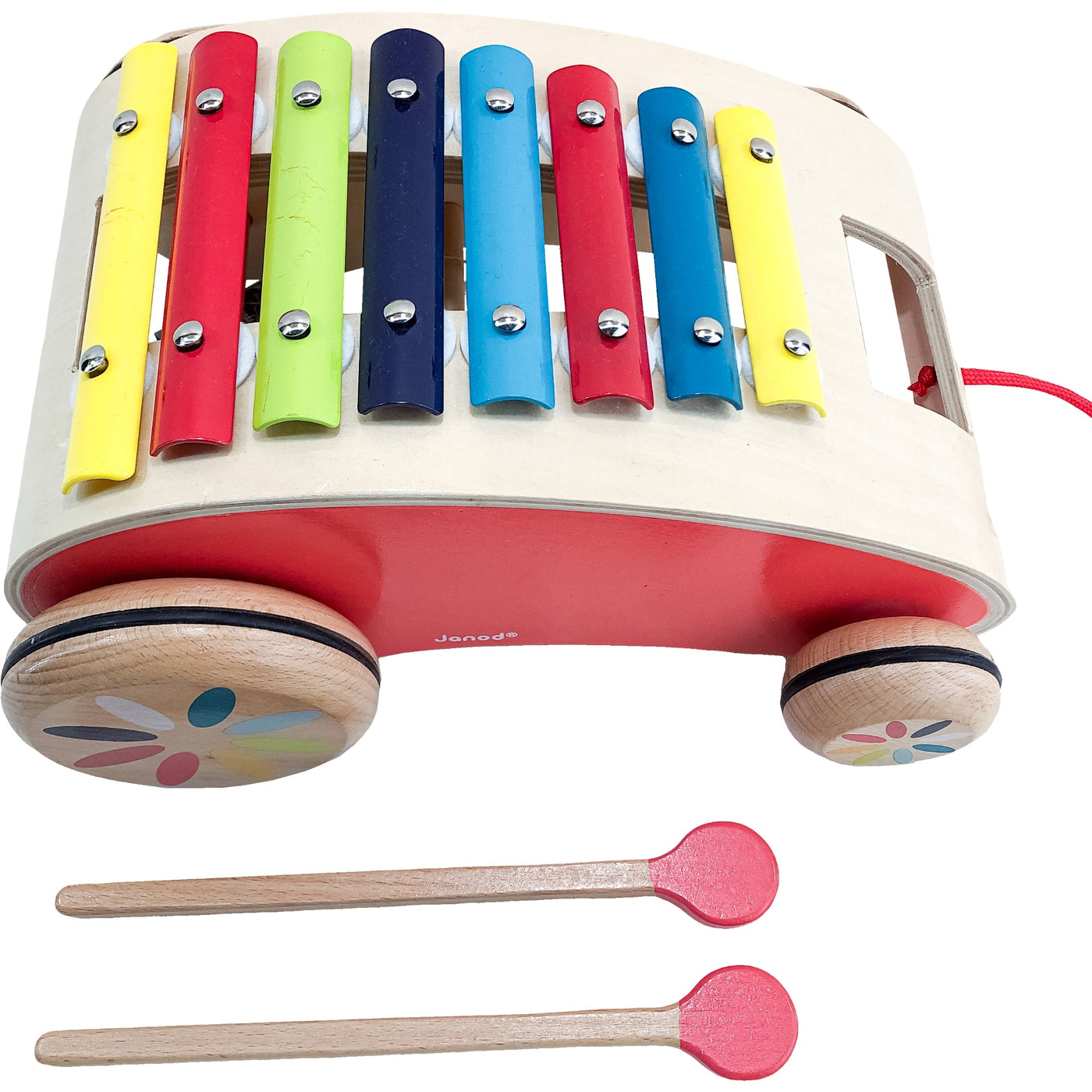 Xylophone "Xylo Roller Rouge à tirer" de seconde main pour enfant à partir de 18 mois - photo alternative_1