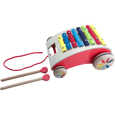 Xylophone "Xylo Roller Rouge à tirer" de seconde main pour enfant à partir de 18 mois - photo principale