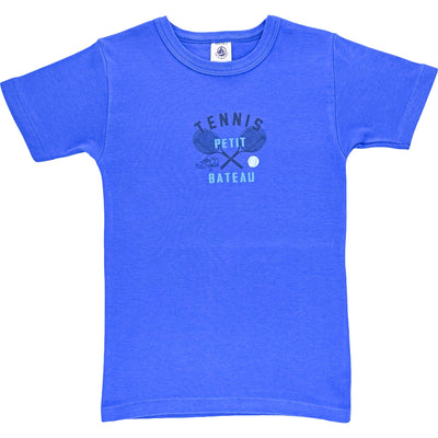 T-Shirt à manches courtes de seconde main en coton pour enfant garçon de 6 ans - photo principale