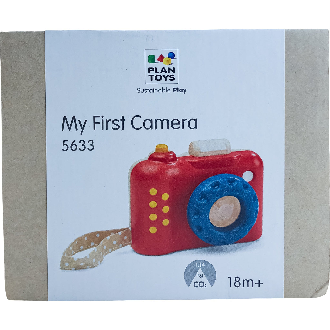 Appareil photo "Mon premier appareil photo" de seconde main en bois d'hévéa pour enfant à partir de 18 mois - photo principale