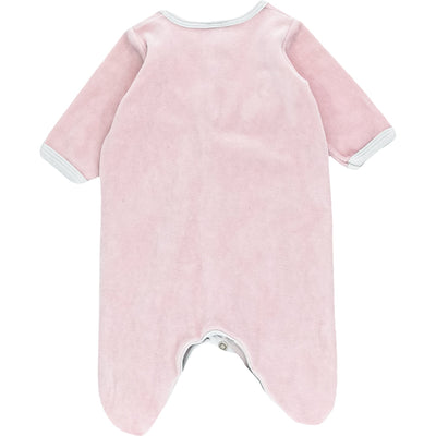 Pyjama de seconde main en velours pour bébé fille de 0 mois - photo secondaire