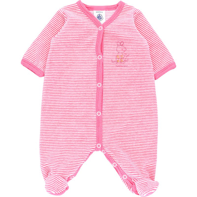 Pyjama de seconde main en velours pour bébé fille de 0 mois - photo principale