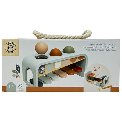 Xylophone "Banc à marteler et Xylophone" de seconde main en bois pour enfant à partir de 12 mois - Vue 1