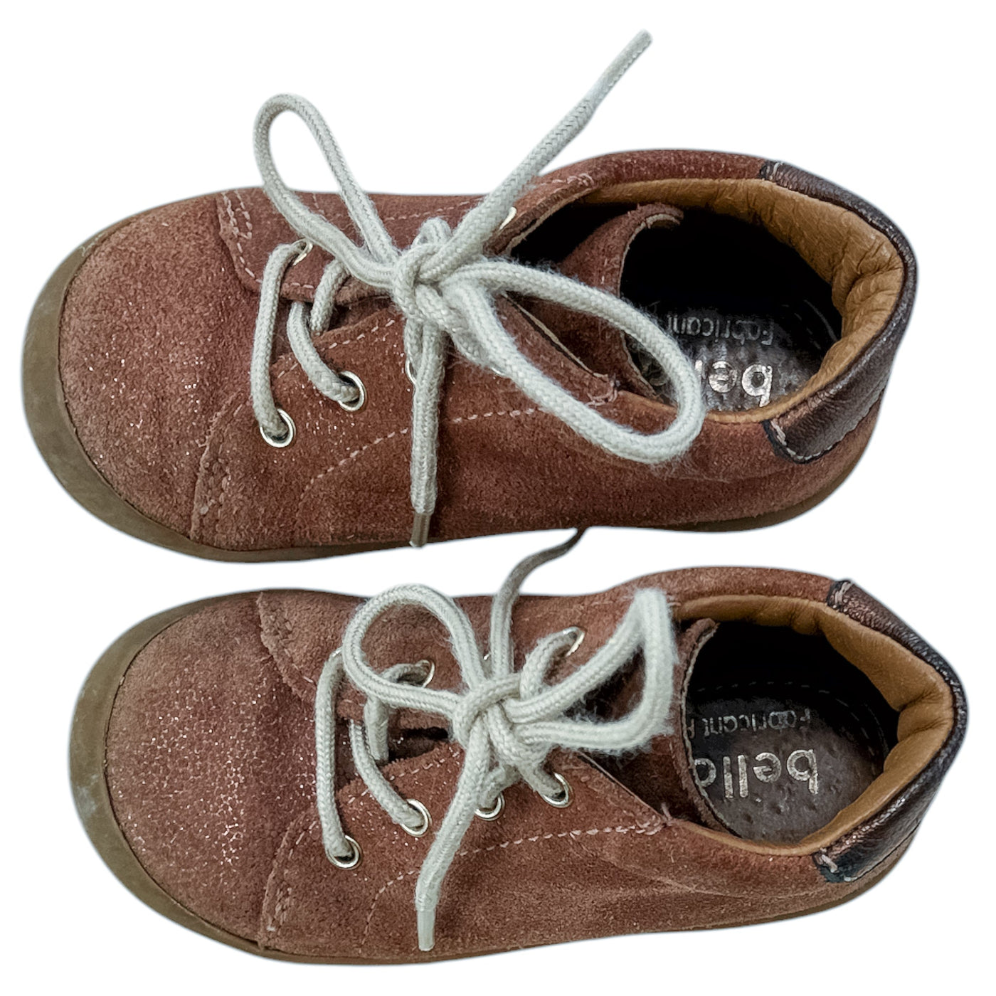 Baskets de seconde main en cuir nubuck fille - Vue 3