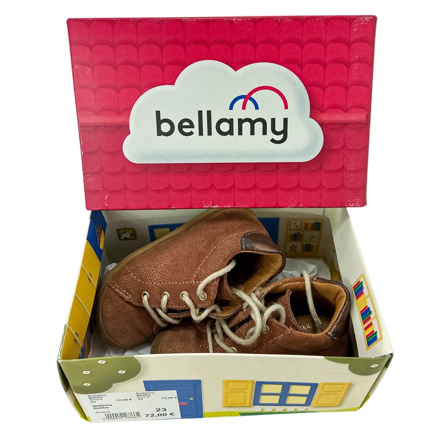 Baskets de seconde main en cuir nubuck fille - Vue 4