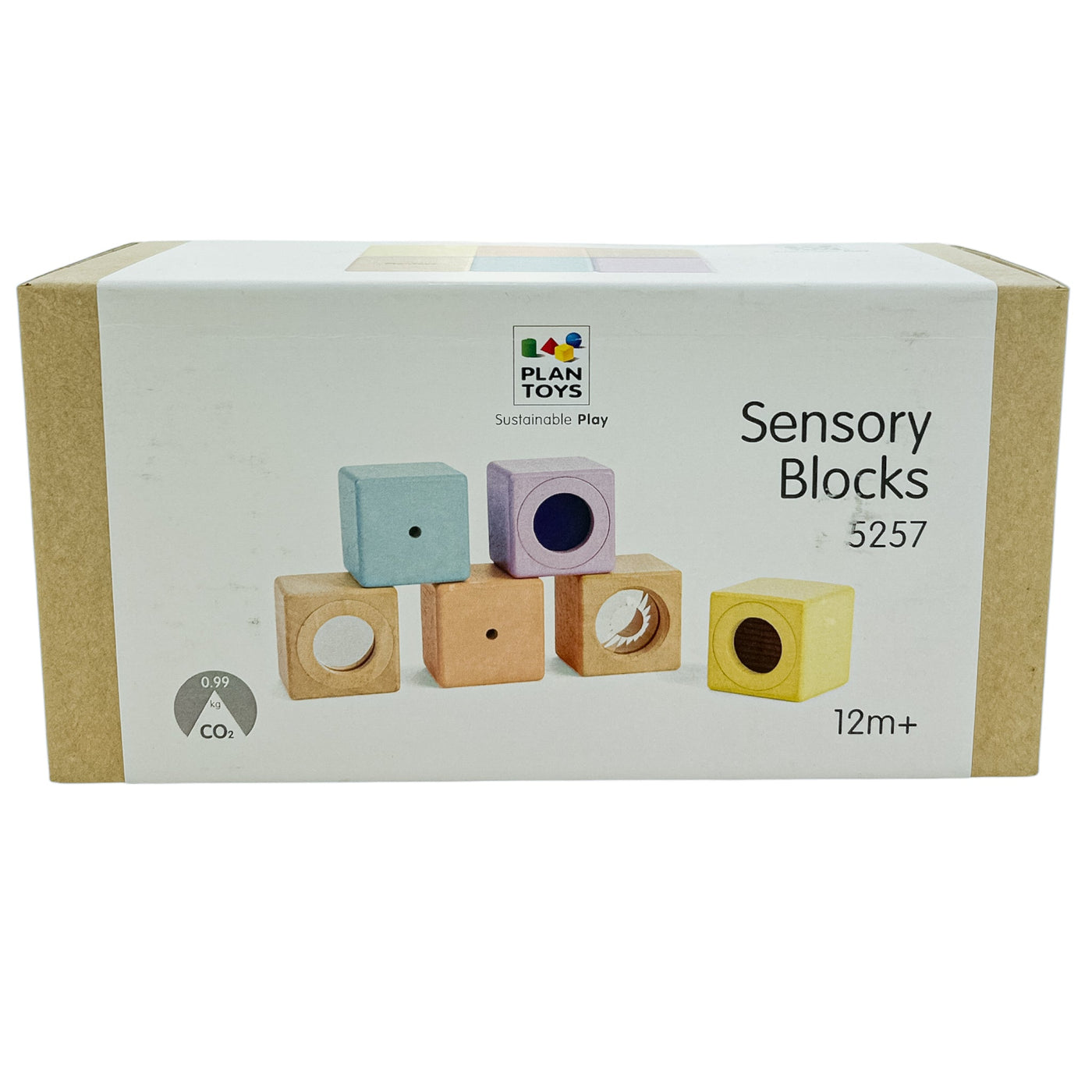 Jouet d'éveil "Blocs sensoriels pastel" de seconde main en bois pour enfant à partir de 12 mois - Vue 1