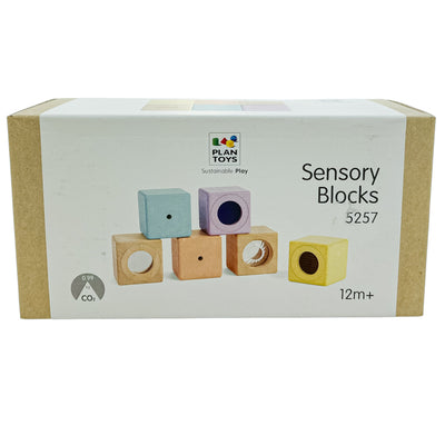 Jouet d'éveil "Blocs sensoriels pastel" de seconde main en bois pour enfant à partir de 12 mois - Vue 1