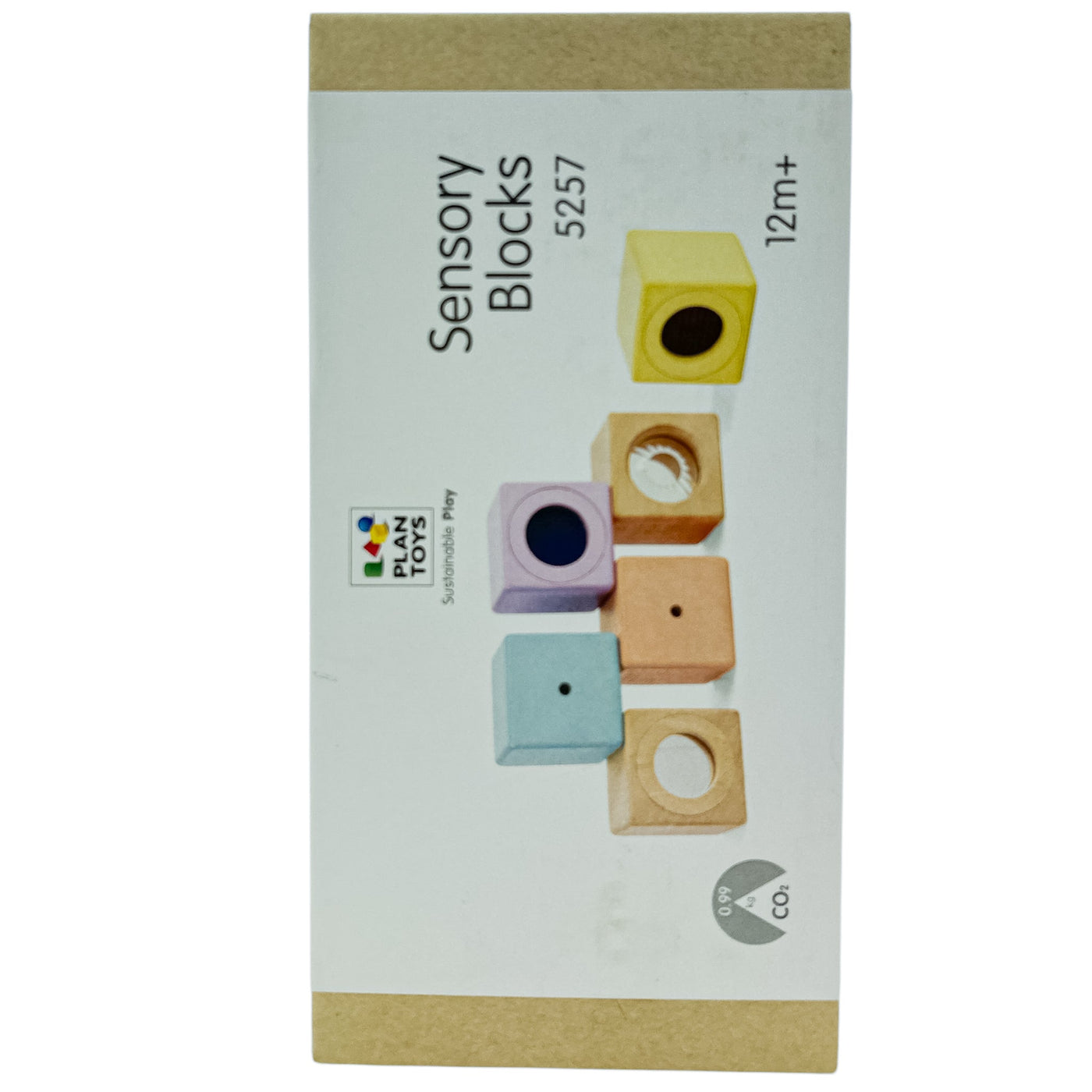 Jouet d'éveil "Blocs sensoriels pastel" de seconde main en bois d'hévéa pour enfant à partir de 12 mois - Vue 3