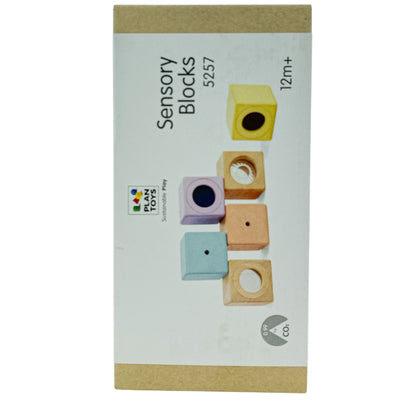 Jouet d'éveil "Blocs sensoriels pastel" de seconde main en bois d'hévéa pour enfant à partir de 12 mois - Vue 3