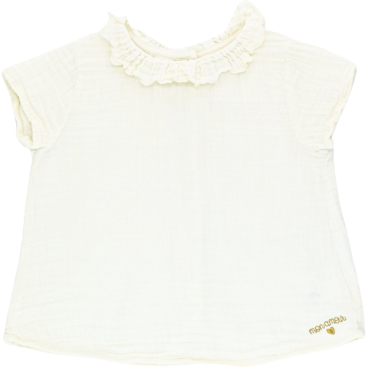 Blouse à manches courtes de seconde main en coton pour enfant fille de 3 ans - Vue 1