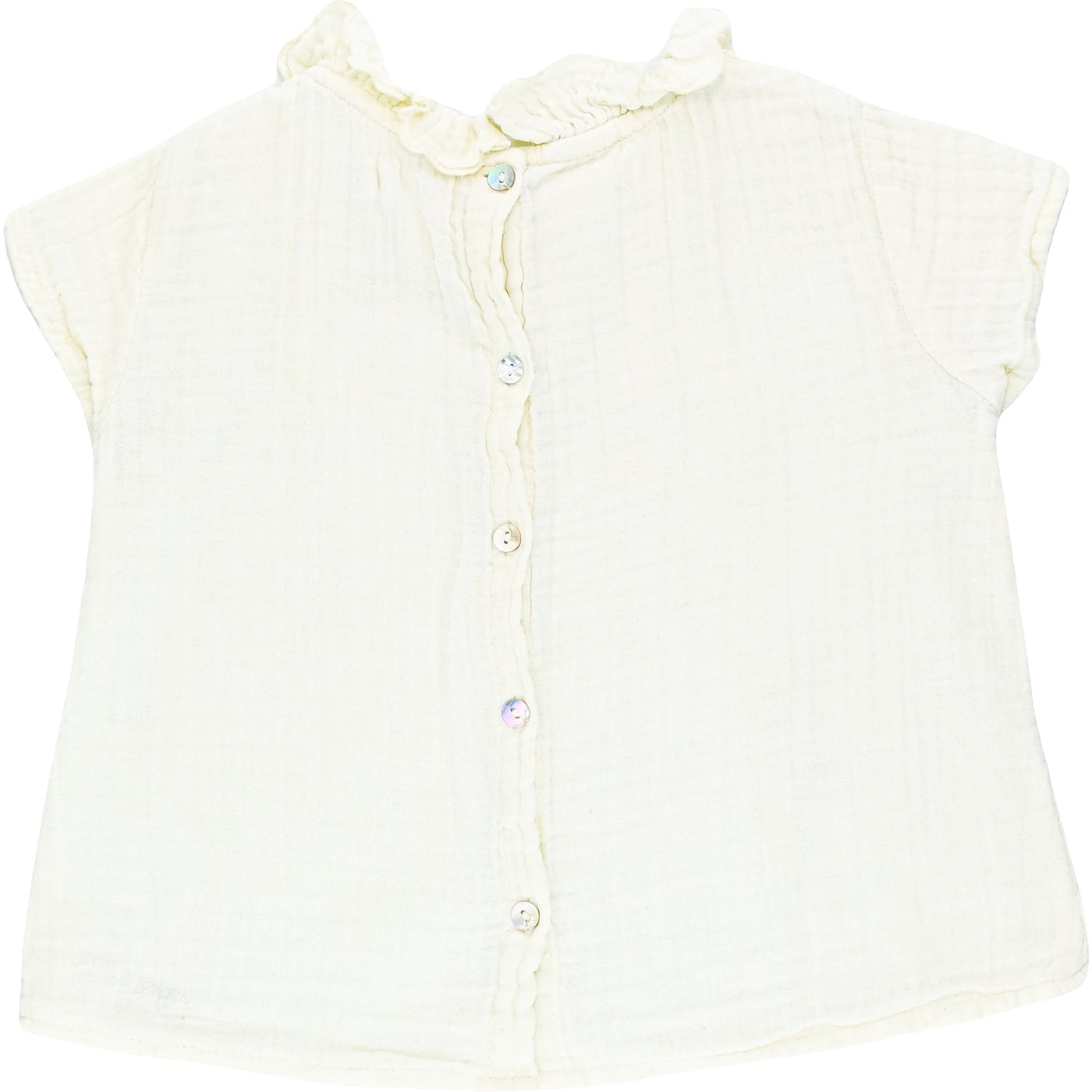 Blouse à manches courtes de seconde main en coton pour enfant fille de 3 ans - Vue 2