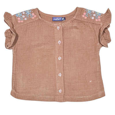 Blouse à manches courtes de seconde main pour bébé fille de 9 mois - Vue 1