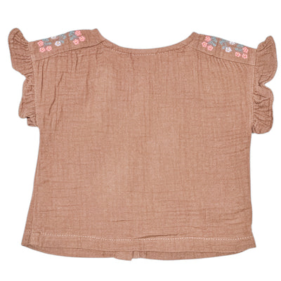 Blouse à manches courtes de seconde main pour bébé fille de 9 mois - Vue 2