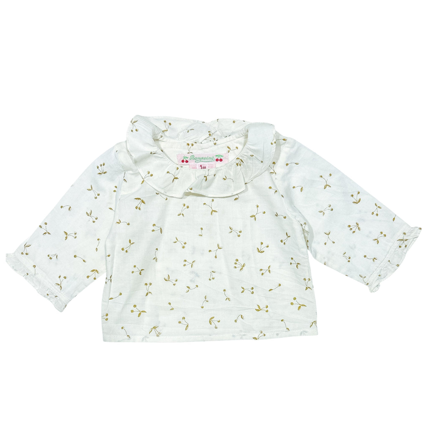 Blouse à manches longues de seconde main en coton pour bébé fille de 1 mois - Vue 1