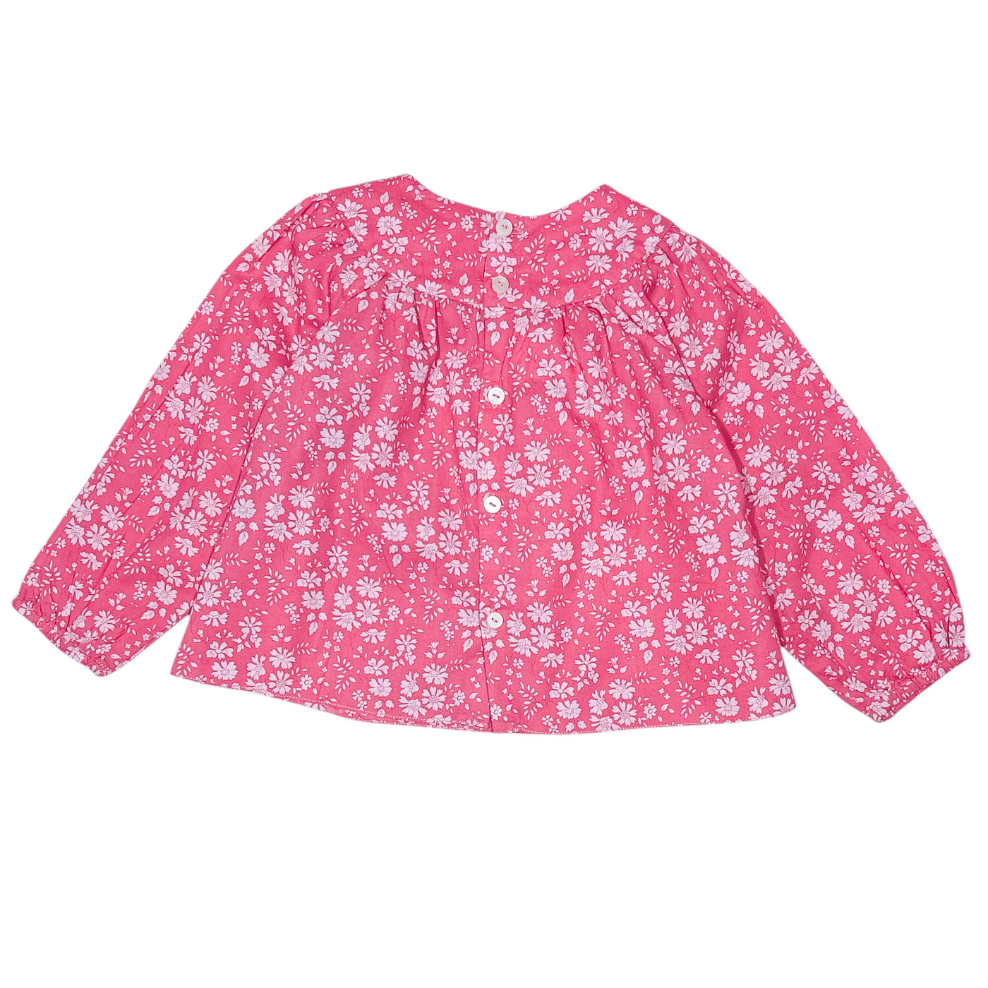 Blouse à manches longues de seconde main en coton pour bébé fille de 12 mois - Vue 2