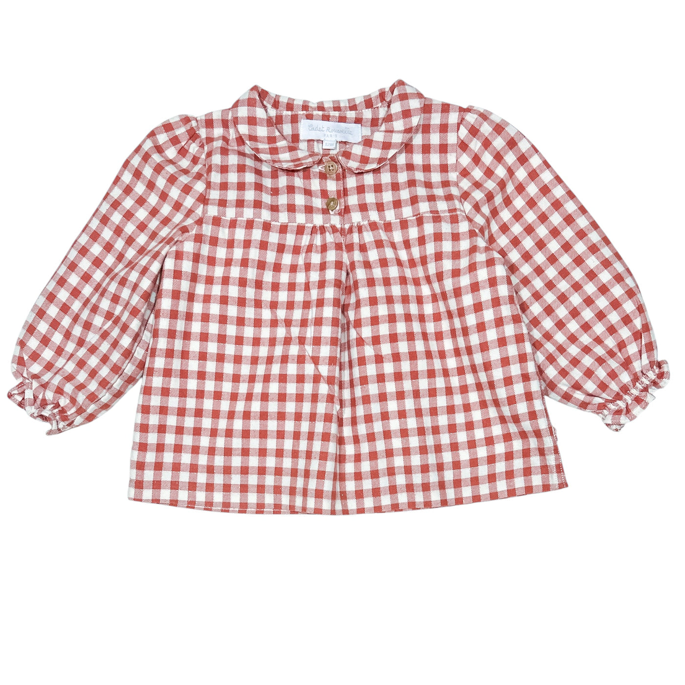 Blouse à manches longues de seconde main en coton pour bébé fille de 12 mois - Vue 1